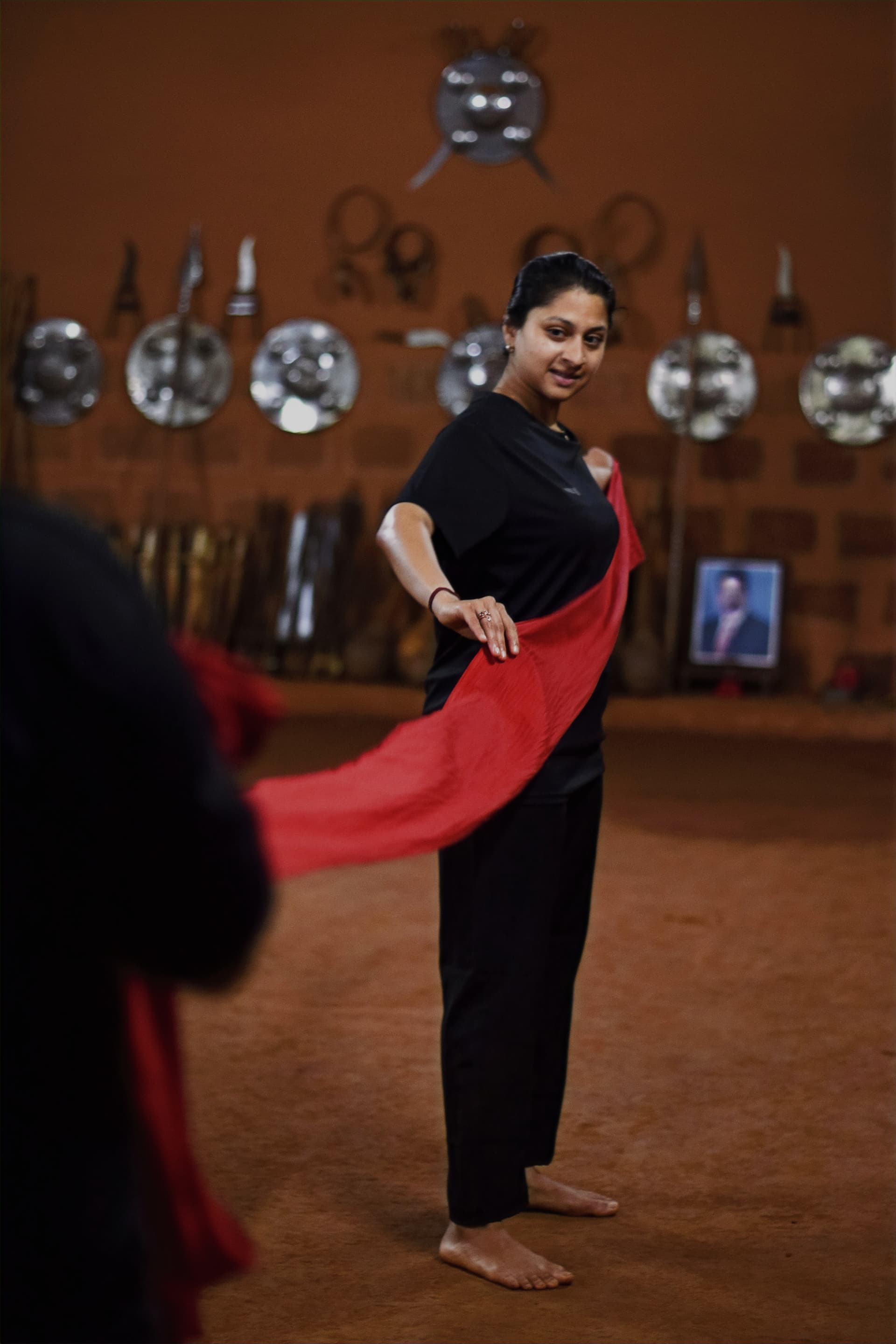 Residential Kalaripayattu training in the kalari